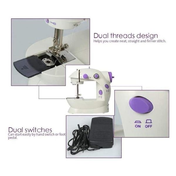 بتحبي الخياطة و عايزة تنمي موهبتك، مع ماكينة الخياطة SM 202A هتتعلمي عليها بكل سهولة و هتوفرلك وقت و مجهود
