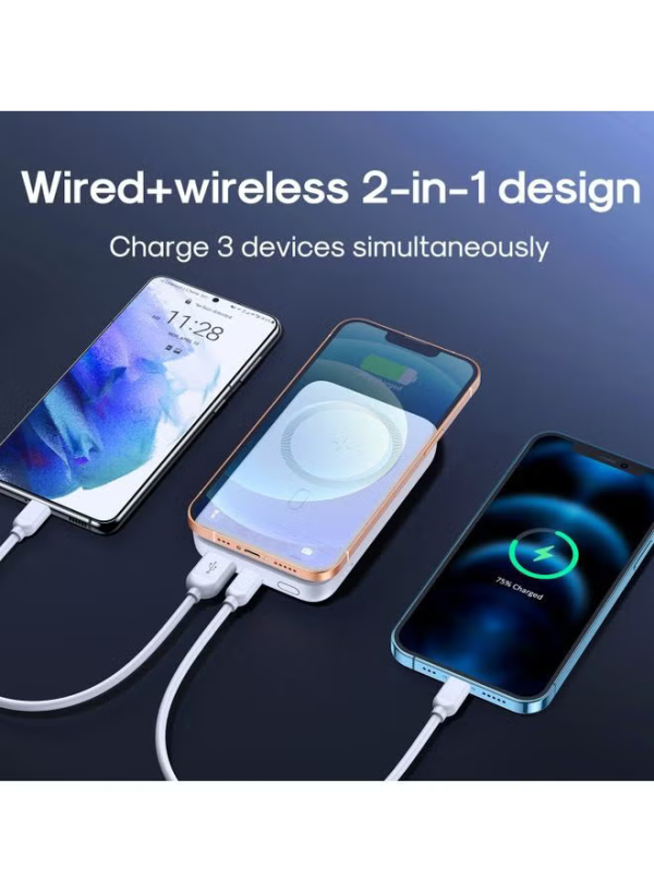 ⁦• Power Bank Joyroom 10000Mah magnetic W020⁩ - الصورة ⁦6⁩