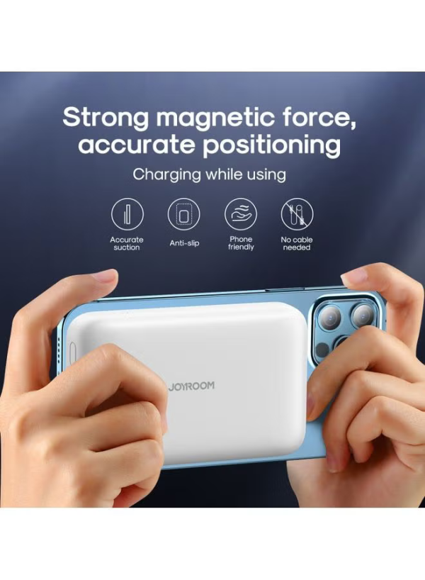 ⁦• Power Bank Joyroom 10000Mah magnetic W020⁩ - الصورة ⁦5⁩